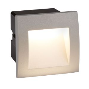 Ankle LED Indoor/Outdoor Recessed Square, Grey