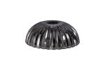 Gilda Shallow Dome 20cm Shell Effect Smoke Glass Lampshade