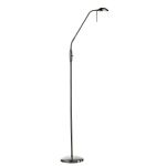 Journal 1 Light G9 Satin Chrome Floor/Task Lamp With Bendable Stem & Head With Toggle Switch