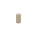 Serena Round Cylinder, 120 x 200mm Dual Faux Silk Fabric Shade, Nude Beige/Moonlight