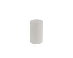 Serena Round Cylinder, 120 x 200mm Faux Silk Fabric Shade, White