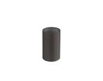 Serena Round Cylinder, 120 x 200mm Faux Silk Fabric Shade, Grey