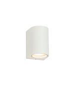 Tomar Curved Wall Lamp, 1 x GU10, IP54, Sand White