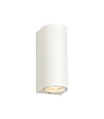 Tomar Curved Wall Lamp, 2 x GU10, IP54,Sand White