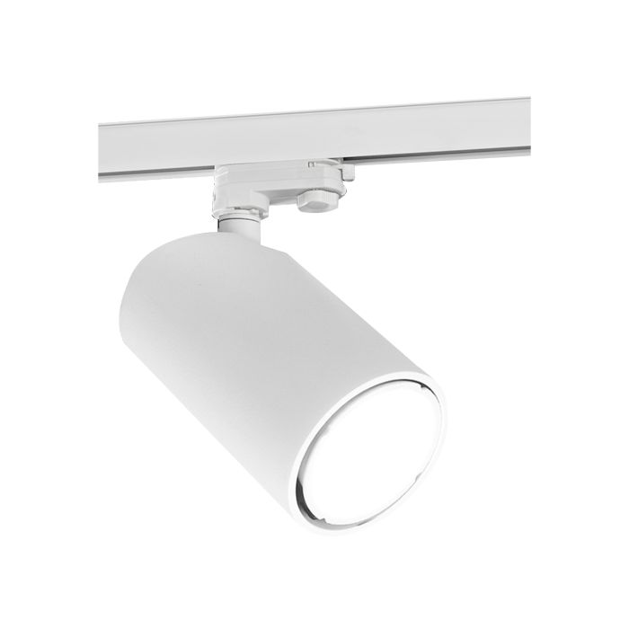 Sal 1 Light 3 Circuit Track Light GU10 Matt White