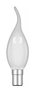 Candle Tip B15D Frosted 60W Incandescent/T