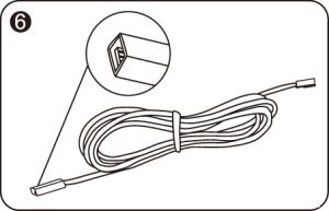 Axis Driver Connecting Cable Multi-Colour 2.5m