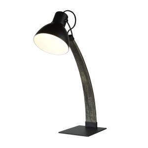 Nanna Table Lamp, Ash Wood, Matt Black