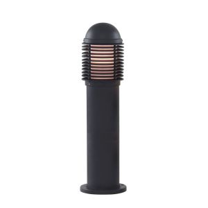 Outdoor Posts Bollard/Lamp Black 45cm Aluminium