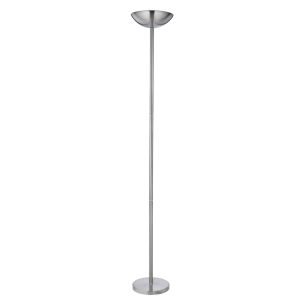 Pole LED Mother & Child - Uplighter - Satin Silver Pilotgen Polelight