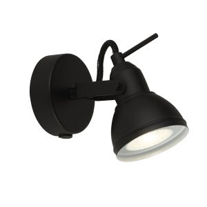 Single Spotlight Black Finish