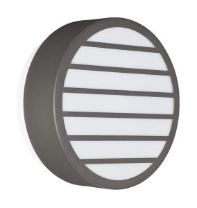 Linz Wall Lamp 1 Light E27 IP44 Exterior Graphite Aluminium/Synthetic