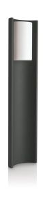 Meander Pedestal/Post Lamp 1 Light  E27 IP44 Exterior  Anthracite Aluminium/Synthetic