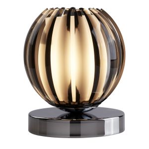 Claw - Touch Table Lamp, Chrome, Smokey Acrylic, Frosted Glass