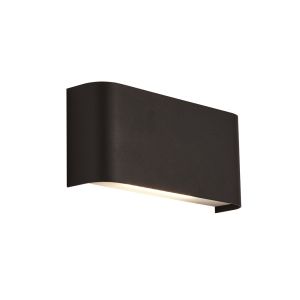 Match Box 2 Light LED Integrated Wall Light Black