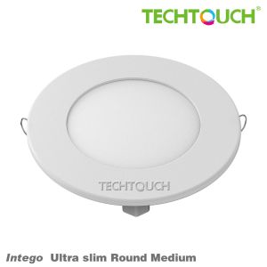 Intego Ultra-Slim Round Medium 15W Warm White 560lm, Cut Out: 130mm, 3yrs Warranty