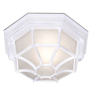 Outdoor & Porch - White Flush Light