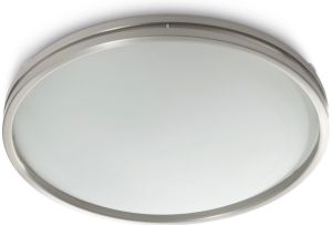 Braid Ceiling Lamp, 1 Light R7S Matt Chrome/Glass