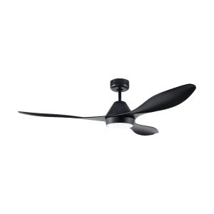 Antibes 52" Black 5 Speed Reversible Ceiling Fan With 18W Integrated LED C/W Remote Control