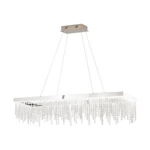 Antelao 1 Light LED Integrated, Double Insulated, 220V Adjustable Pendant Polished Chrome With Crystal