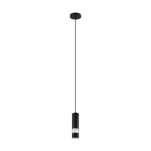 Bernabeta 1 Light LED Integrated Adjustable Black Pendant With Plastic
