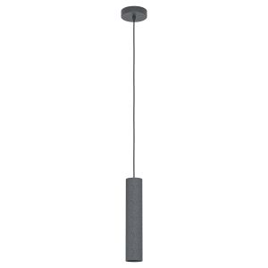 Mentalona 1 Light LED Integrated, Double Insulated Anthracite Pendant With Terazzo