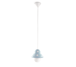 Boletu Single Kids Pendant, 1 Light E27 Blue