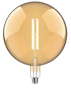 Classic Style LED Type K1 E27 Dimmable 220-240V 4W 2100K, 200lm, Amber Finish, 3yrs Warranty