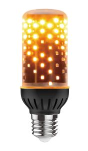 Classic Deco LED Flame Effect Tubular E27 Dimmable 220-240V 4W 1800K, 300lm, 3yrs Warranty