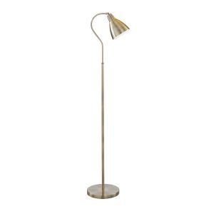 Adjustable Floor Lamp - Antique Brass - 1Xe27