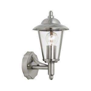 Endon YG-862-SS Kilien Single Outdoor Wall Light Polished Stainless Steel/Polished Chrome Finish