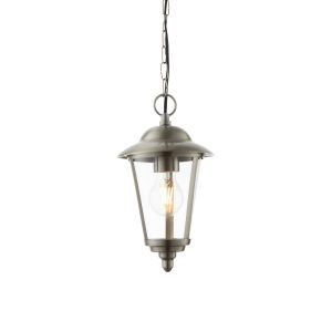 Endon YG-865-SS Kilien Single Outdoor Pendant Polished Stainless Steel/Polished Chrome Finish