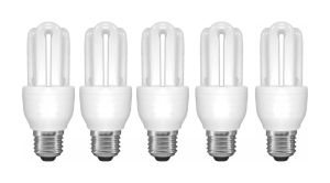 Extra Mini Supreme 3U E27 5-Pack 11W 2700K Compact Fluorescent