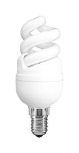 Super Mini Supreme Spiral E14 9W Natural White 4000K Compact Fluorescent