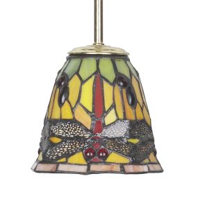Endon 6-301 Leaded Tiffany Glass Shade (Shade Only)