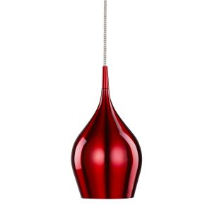 Vibrant 1 Light Red Pendant - Diameter 12cm