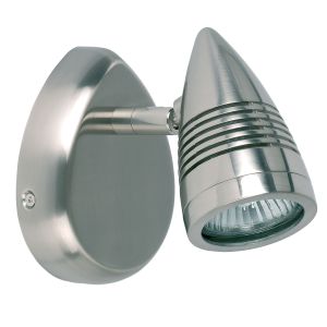 Endon 651-SC Satin Chrome Gu10 1 Light Spot +Lamp *** Now Unswitched*** 7 Light In Chrome