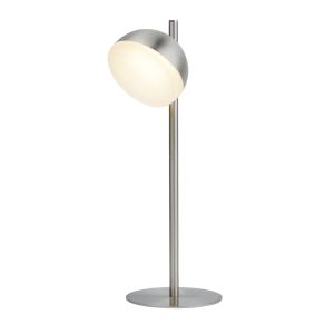 Tully 1 Light Satin Silver LED Table Lamp
