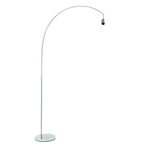 Owen 1 Light E27 Polished Chrome Foot Switched XL Long Reach Floor Lamp (Base Only)