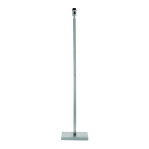 Norton 1 Light E27 Matt Nickel Floor Lamp With Lampholder Switch (Base Only)