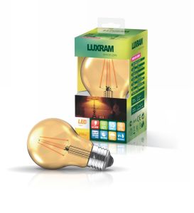 Value Vintage LED GLS E27 8W 2200K, 630lm, Gold Glass