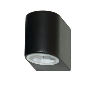 LED Outdoor & Porch (GU10 LED) IP44 Wall Light 1 Light Black