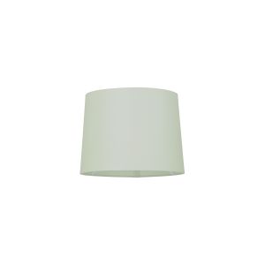 Cylinder 8 Inch Drum Shade In Taupe Cotton Fabric With Rolled Edge