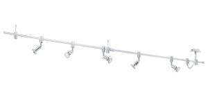 Vilaovel 5 Light GU10 Polished Chrome Track Light