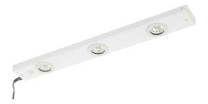 Lob LED 3 Light Integrated LED White Under Cabinet Light With Switch