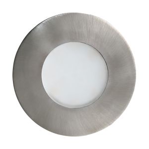 Margo 1 Light LED Integrated Outdoor IP65 Recessed Downlight Stainless Steel With White Glass