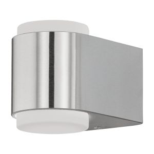Briones 2 Light LED Integrated IP44 Outdoor Wall Light Stainless Steel