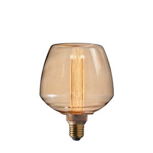 Scandi E27 2.5W 120lm LED Bulb With Amber Tinted Glass