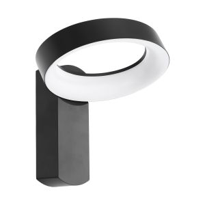 Pernate 1 Light LED Integrated Outdoor Wall Light Anthracite With Plastic White Diffuser