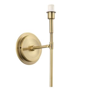 Rennes 1 Light E14 Antique Brass Wall Light (Frame Only)